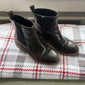 Lucky Brand Ressy Leather Booties